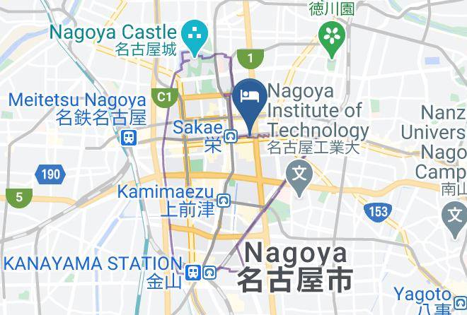 Nagoya City Naka Ward - Hotel S Plus Nagoya Sakae Maps