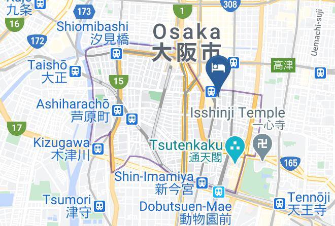 Osaka City Naniwa Ward - Hotel S Presso Namba Maps