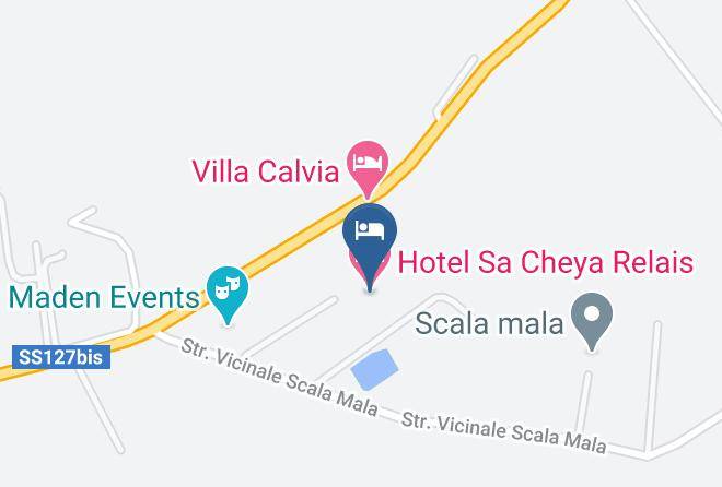 Sassari - Hotel Sa Cheya Relais Maps