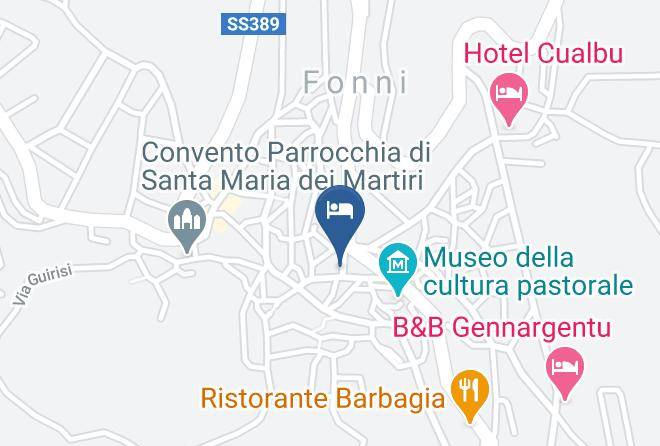 Nuoro - Hotel Sa Orte Ristorante Il Pergolato Maps