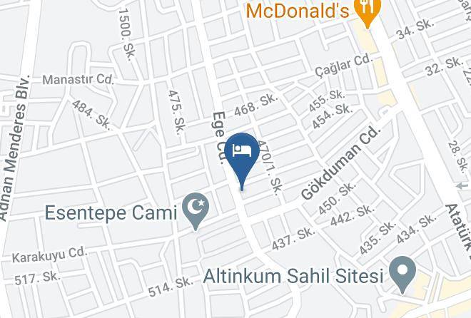 Didim - Hotel Saadet Maps