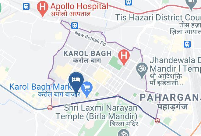 Karol Bagh - Hotel Saar Inn Maps