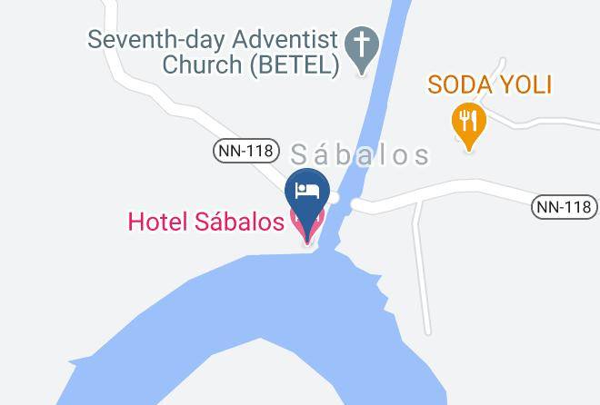 El Castillo - Hotel Sabalos Maps