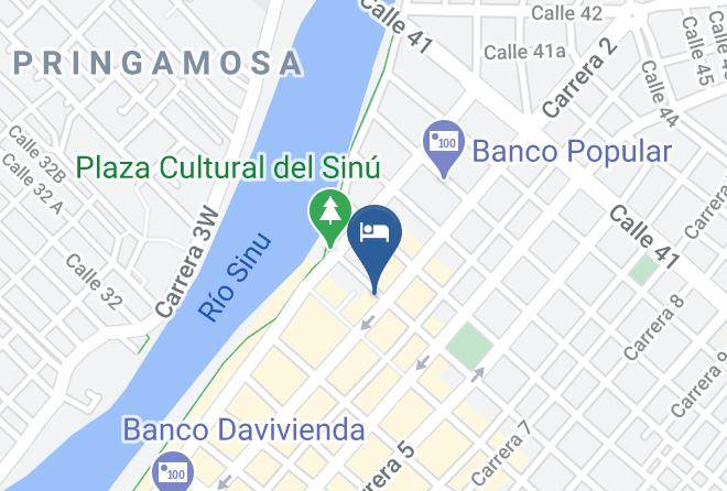 Monteria - Hotel Sabana Del Sinu Maps