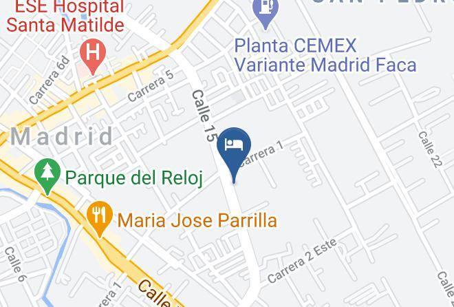 Madrid - Hotel Sabana Hilton Maps