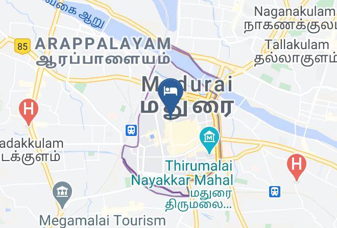 Hotel Sabarees Residency Map