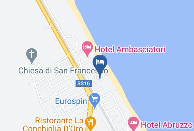 Teramo - Hotel Sabbia D'oro Maps