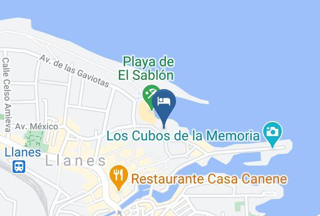 Asturias - Hotel Sablon Maps