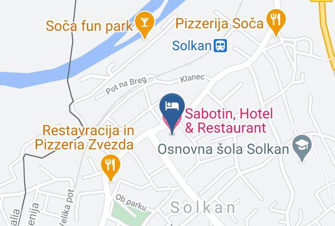 Nova Gorica - Sabotin Hotel & Restaurant Maps