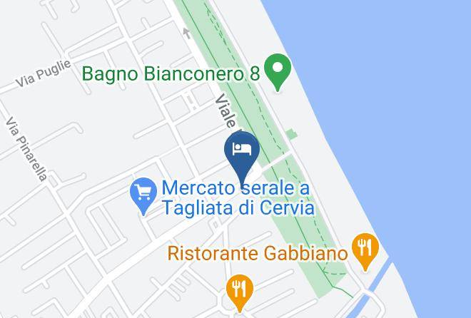 Ravenna - Hotel Sabrina Di Ricci Franco Maps