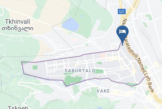 Tbilisi - Hotel Sabu Maps