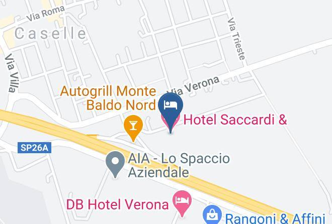 Verona - Hotel Saccardi & Spa Maps