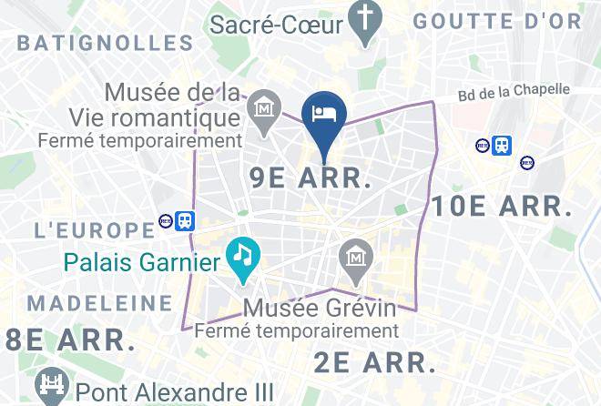 Paris - Hotel Sacha Maps