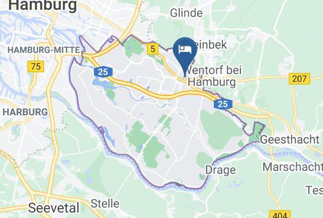 Stadt Hamburg - Hotel Sachsentor Maps
