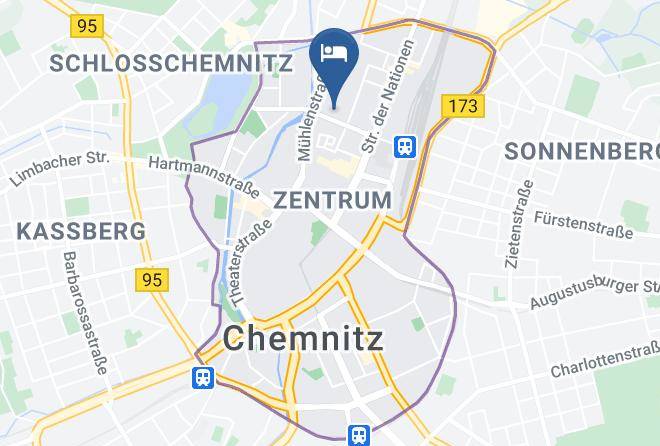 Chemnitz - Hotel Sachsischer Hof Maps