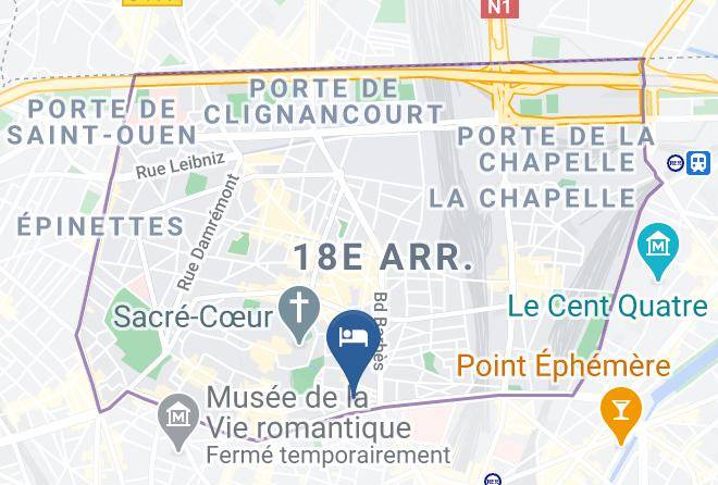 Paris - Hotel Sacre Coeur Maps