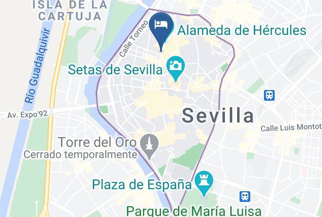 Seville - Hotel Sacristia De Santa Ana Maps