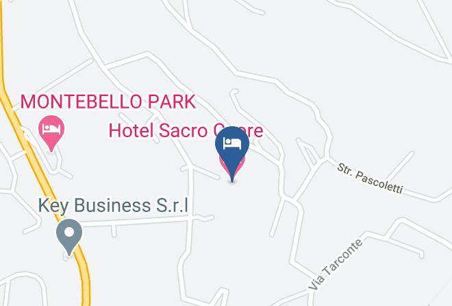 Perugia - Hotel Sacro Cuore Maps
