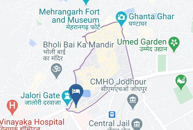 Jodhpur - Hotel Sadguru & Restaurant Maps