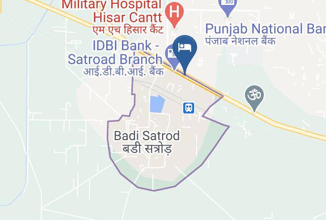 Hisar - Hotel Sadhana Maps