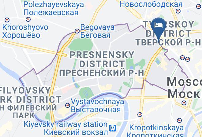 Moscow - Hotel Sady Piekina Maps