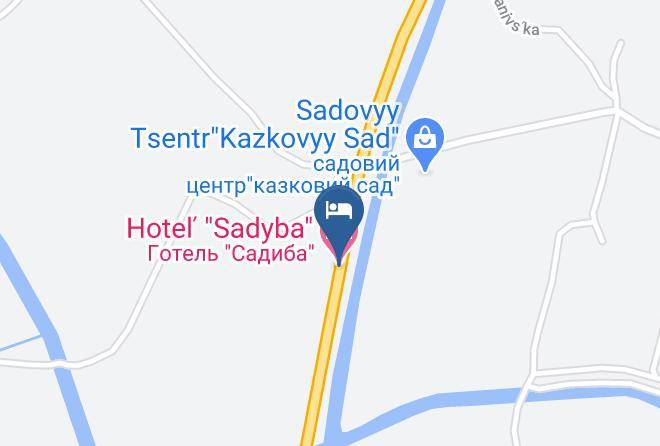 Yavoriv Raion - Hotel Sadyba Maps