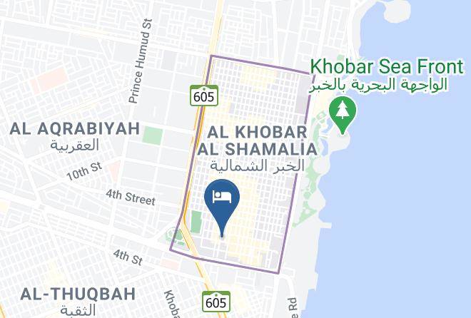 Al Khobar - Hotel Safari Al Khobar Maps