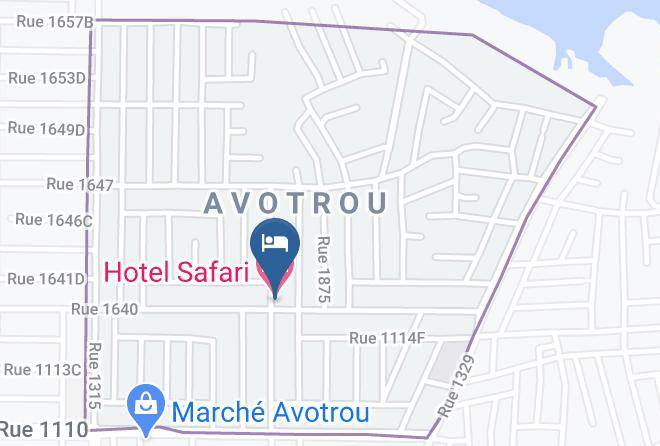 Cotonou - Hotel Safari Maps