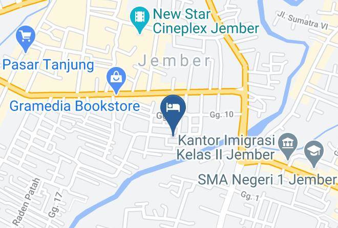 Hotel Safari Jember Map