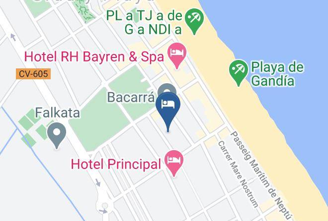 Valencia - Hotel Safari Maps