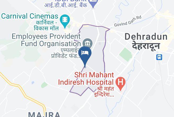 Dehradun - Hotel Saffron Leaf Maps