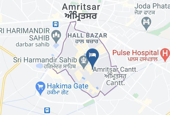 Amritsar - Bless Jp Hotel Maps