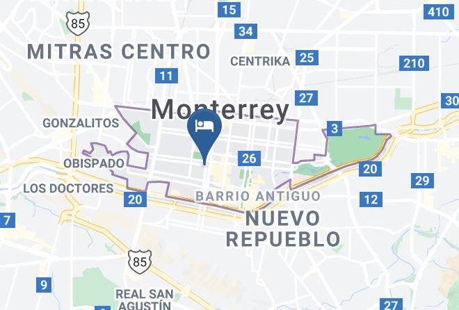 Monterrey - Hotel Safi Centro Maps