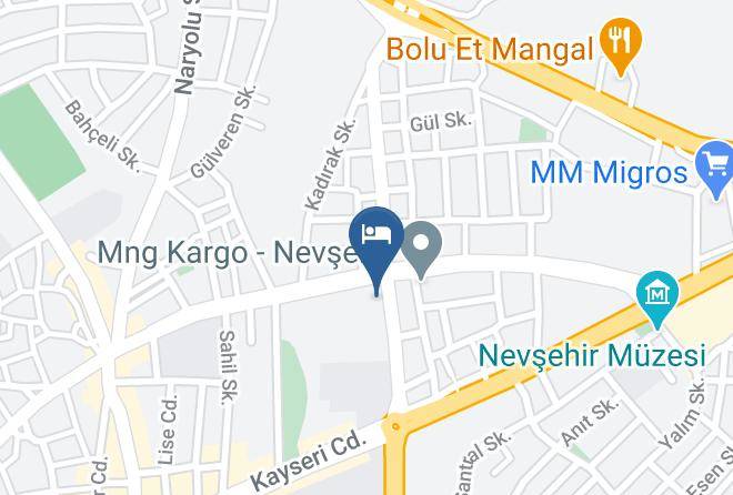 Nevsehir 350 Evler - Cappadocia Safir Hotel Maps