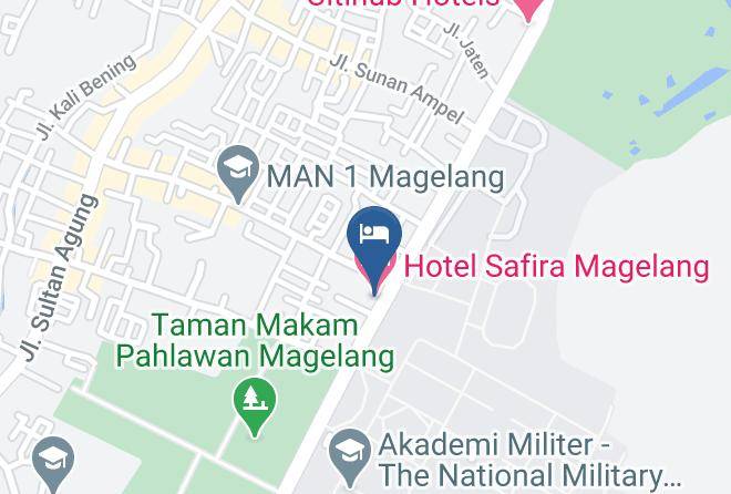 Kota Magelang - Hotel Safira Magelang Maps