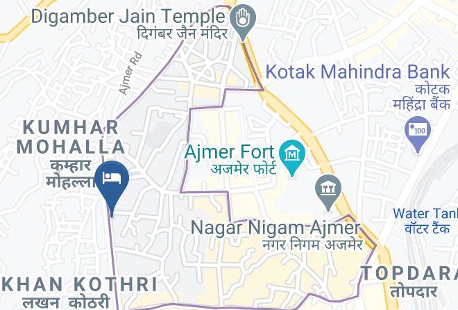 Ajmer - Hotel Sagar Maps