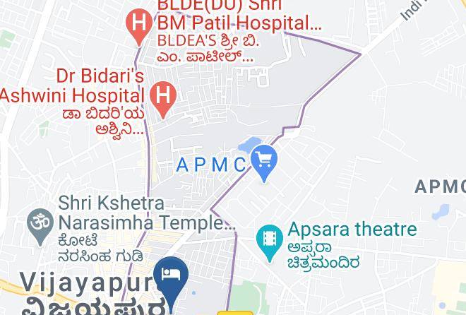 Bijapur - Hotel Sagar Maps