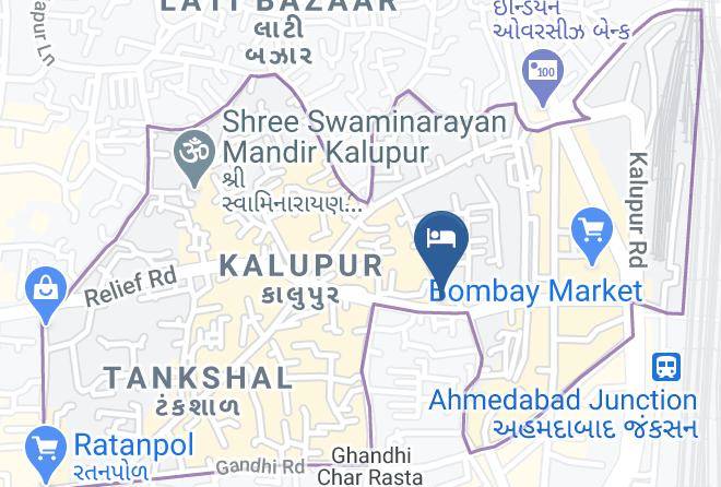 Ahmadabad - Hotel Sagar Inn Maps