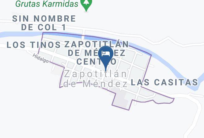 Zapotitlan De Mendez - Hotel Sagrado Corazon De Jesus Maps