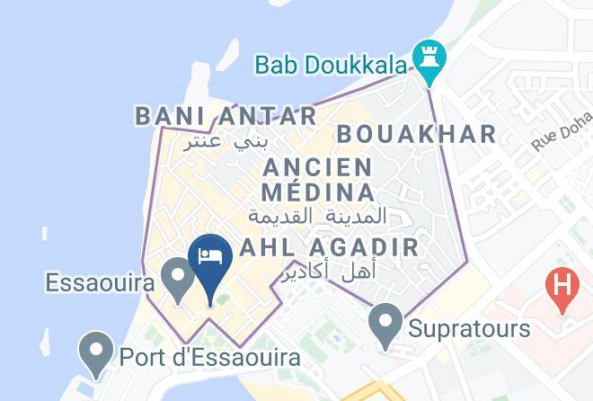 Essaouira - Hotel Sahara Essaouira Maps