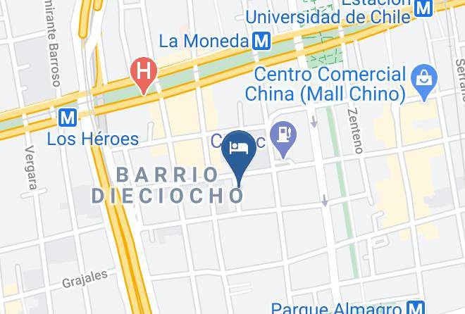 Santiago - Hotel Sahara Inn Maps