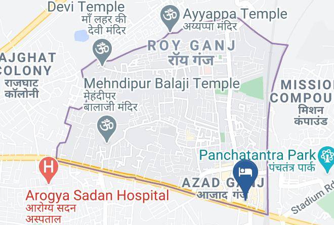 Jhansi - Hotel Sahara Maps