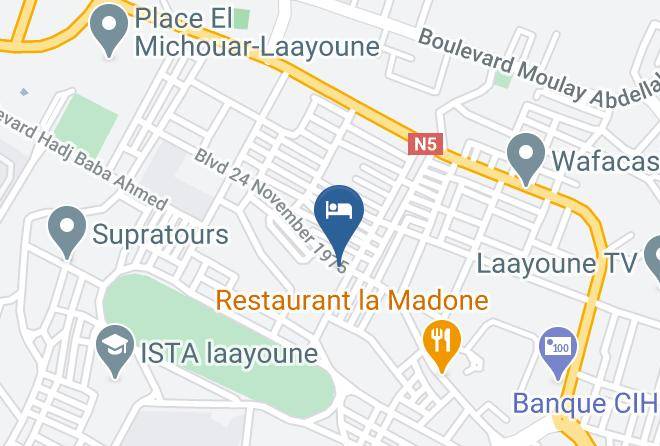 Laayoune - Hotel Sahara Line Maps