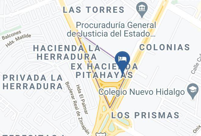 Pachuca De Soto - Hotel Sahara Maps