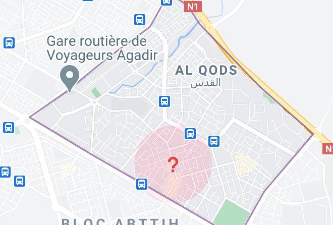 Agadir - Hotel Sahara Regency Maps