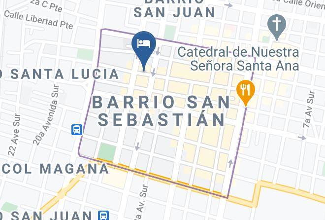 Santa Ana - Hotel Sahara Maps