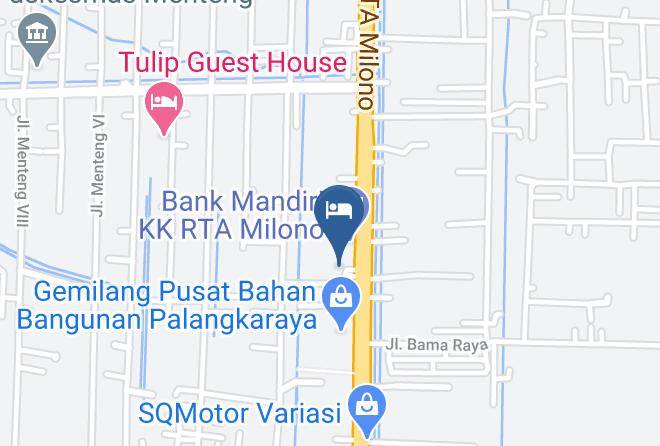 Kota Palangka Raya - Hotel Sahid Tamara Maps