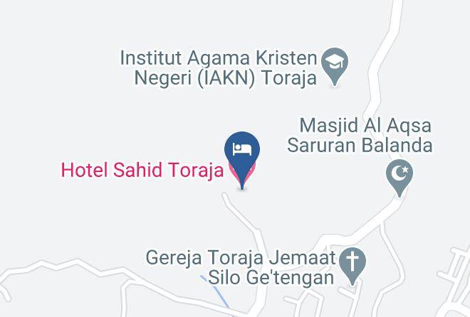 Tana Toraja Regency - Hotel Sahid Toraja Maps