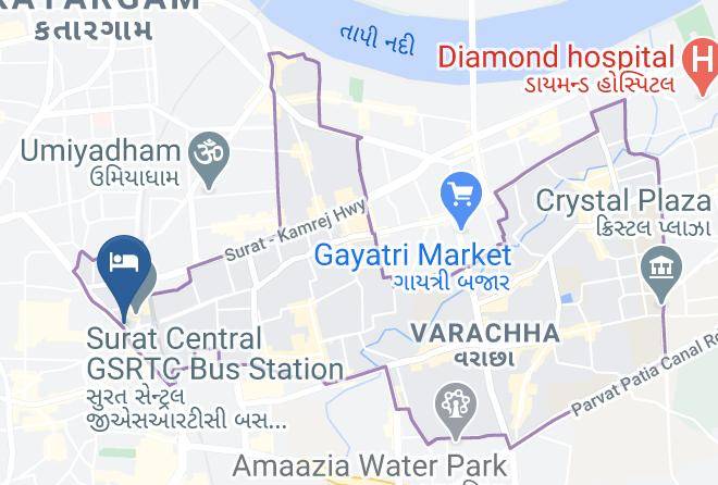 Surat - Hotel Sahil Maps