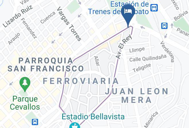 Ambato - Hotel Sahra Inn Maps